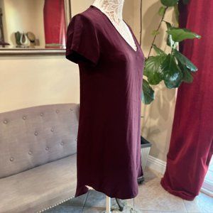 NEW Anthropologie CLOTH & STONE SHORT SLEEVE V NECK T Shirt DRESS